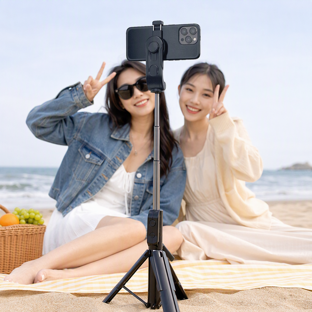 Portable selfie stick, multi-functional phone stand, photography wonder details Picture