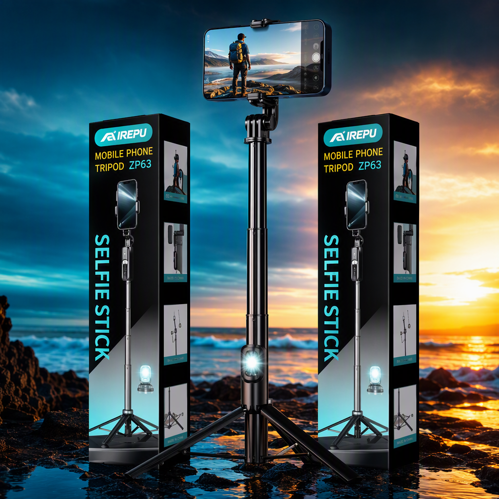 Portable selfie stick, multi-functional phone stand, photography wonder Specification image