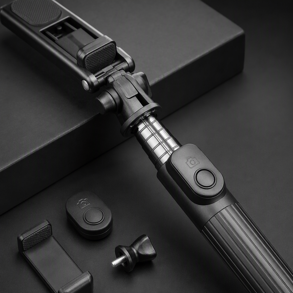 Portable selfie stick, multi-functional phone stand, photography wonder Application Scenario