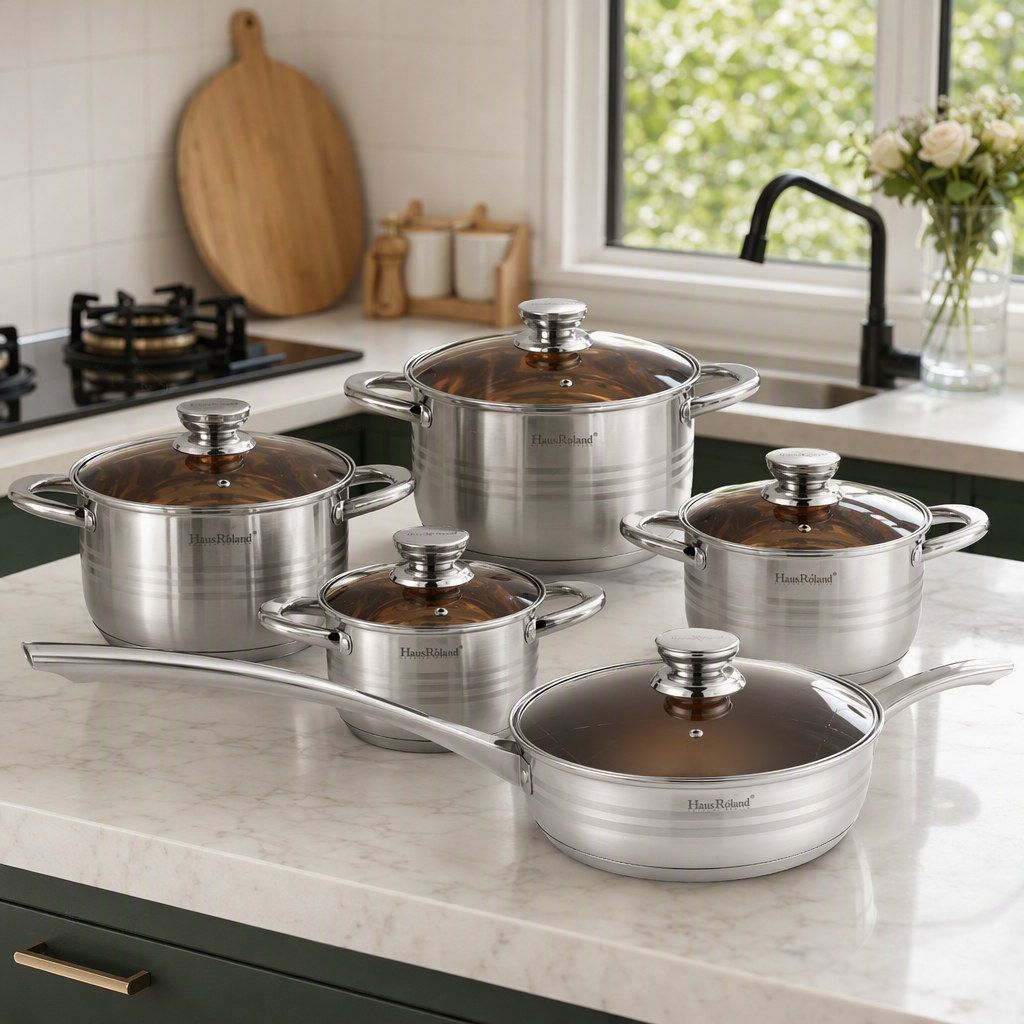 Cocina multifuncional conjunto de utensilios de cocina cocina casera sopa olla wok combinación de utensilios de cocina suministros HR172-8 Specification image