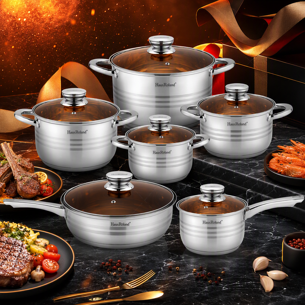 Cocina multifuncional conjunto de utensilios de cocina cocina casera sopa olla wok combinación de utensilios de cocina suministros HR172-8 details Picture