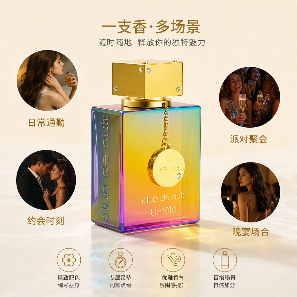 Charming Lady Perfume, long-lasting, light, fresh and elegant fragrance, is specially designed for skin care, beauty, skin care and makeup details Picture