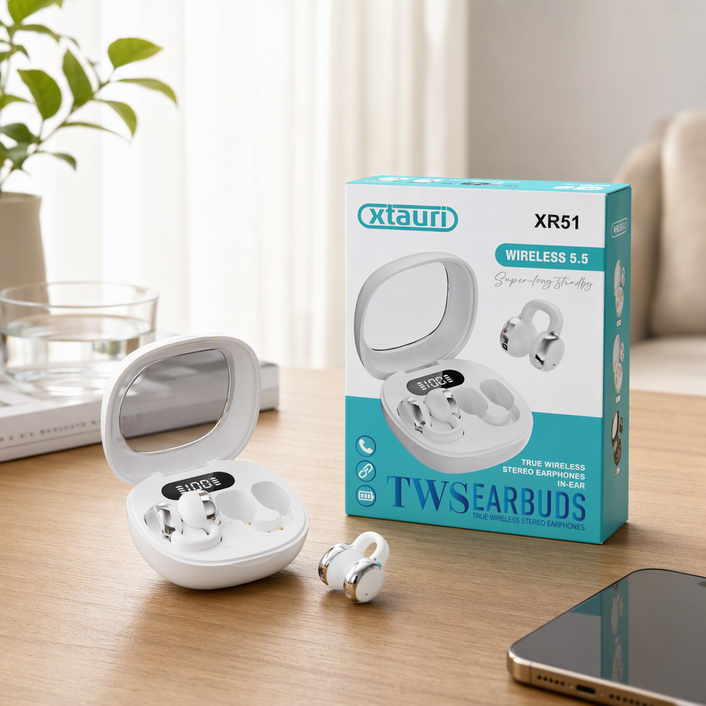AEMAI mixed-color in-ear headphones with charging case, high-definition sound quality, comfortable to wear, portable headphones, wireless Bluetooth headphones details Picture