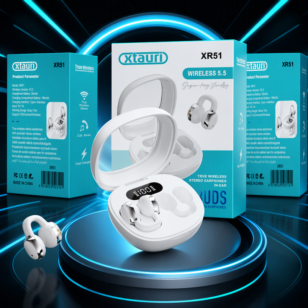 AEMAI mixed-color in-ear headphones with charging case, high-definition sound quality, comfortable to wear, portable headphones, wireless Bluetooth headphones Specification image