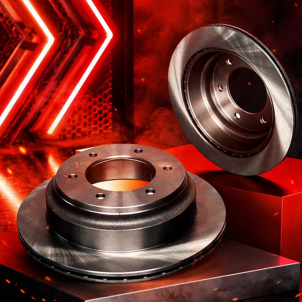Discos de freno de metal de alto rendimiento adaptables para varios modelos de vehículos desgaste resistente al calor accesorios del sistema de freno Specification image