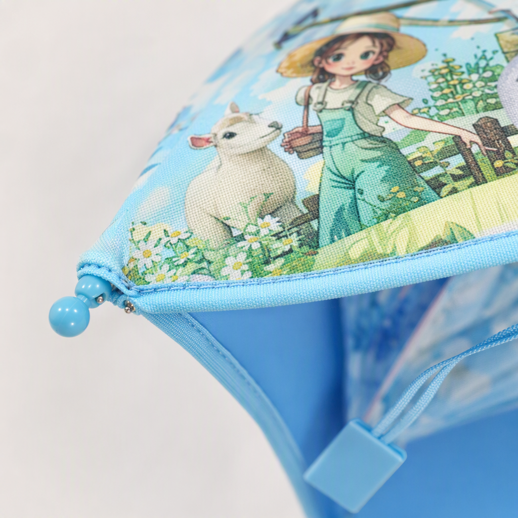 儿童伞具多彩防雨遮阳挡风便携轻巧宝宝雨伞儿童用品