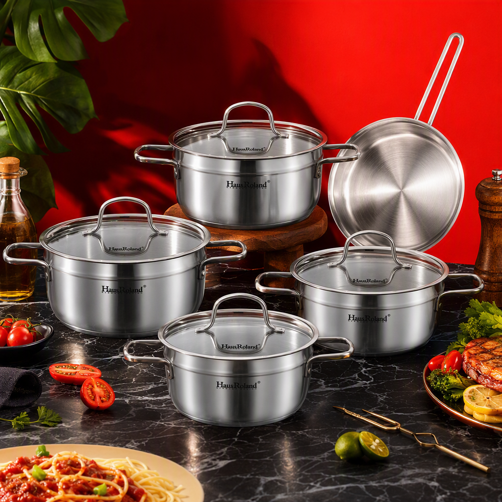 Multi-functional kitchen cookware set, household soup and stir-frying pot set, durable and practical cookware set HR1112-1 details Picture