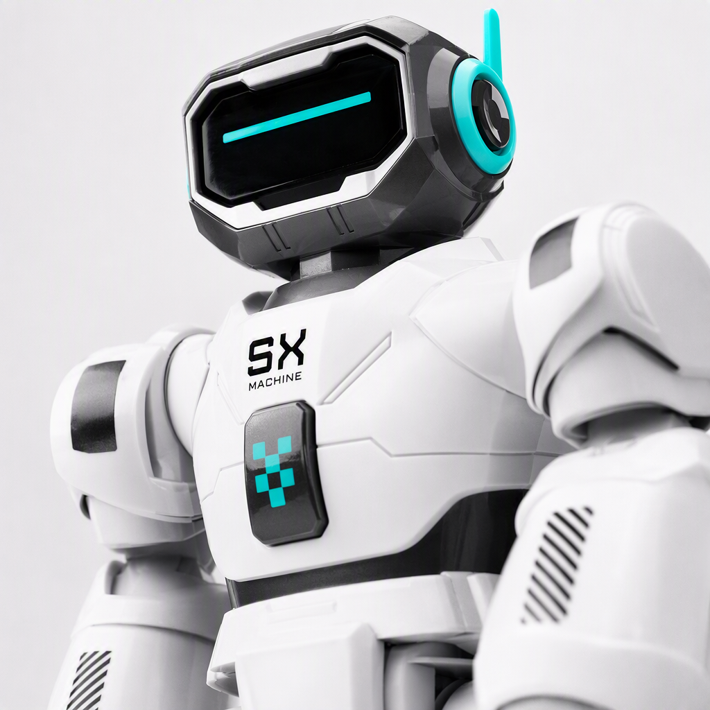 The smart home white robot is a multi-functional companion for children's family entertainment Application Scenario