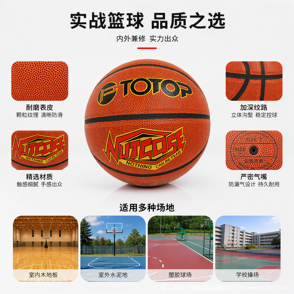 TP7109耐磨耐用室外篮球详情1