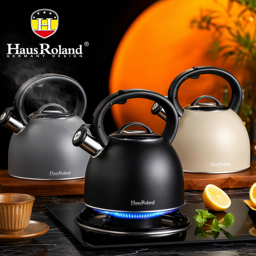 HausRoland3L stainless steel sounding kettle, large-capacity boiling kettle, gas induction cooker, universal household kitchen boiling kettle HR732-2 Application Scenario