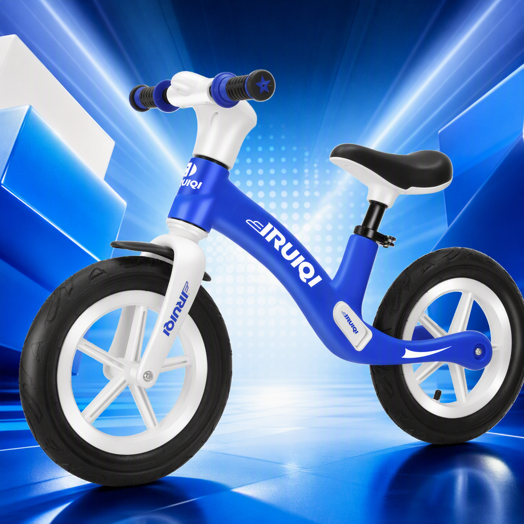 The adjustable handlebars of the children's two-wheel balance bike are safe and durable, making it a suitable riding toy for beginners details Picture