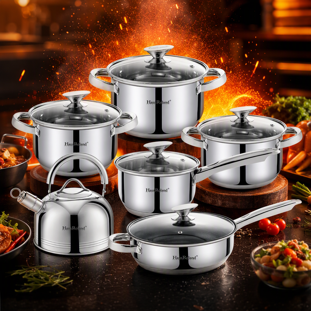 Multi-functional kitchen cookware set, home soup, rice and stew pot set, durable and practical HR150-1 Specification image
