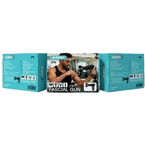 Caja azul arma fascia relajación profunda masaje muscular equipo portátil de fisioterapia deportiva Item Picture