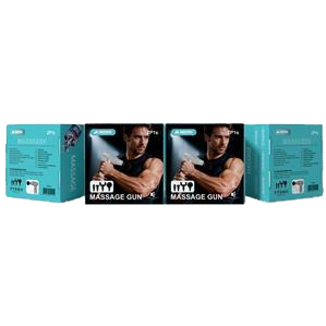 Caja de embalaje negra portátil arma de masaje relajación muscular profunda fisioterapeuta deportivo artículos de fitness para el hogar Item Picture