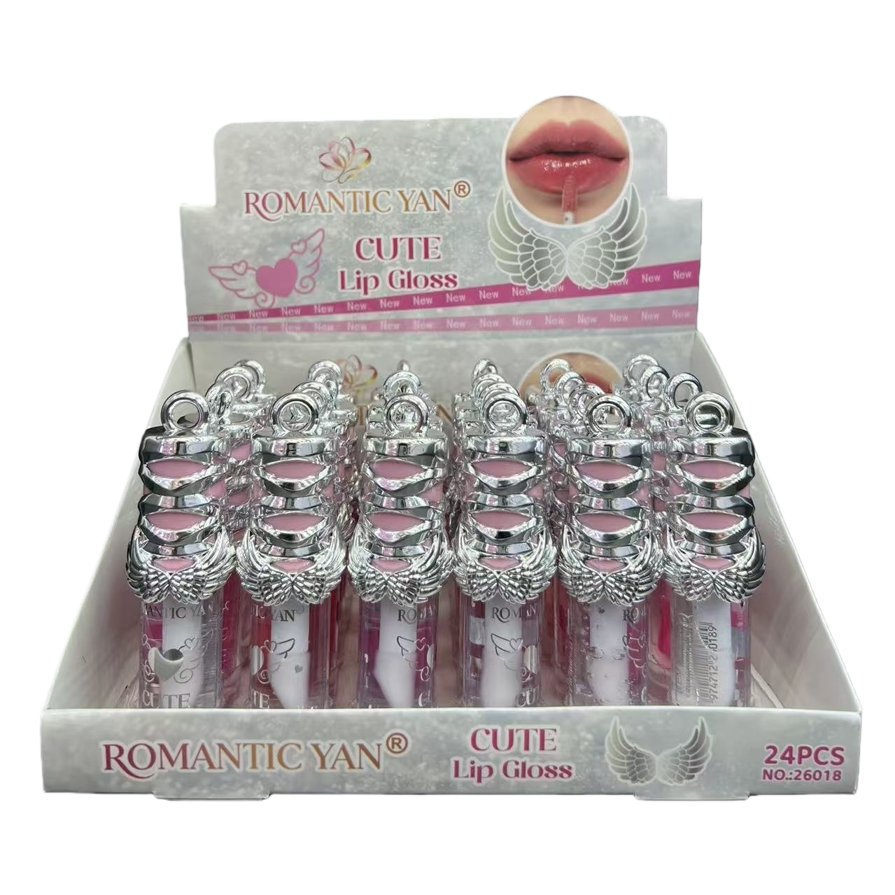 Hidratante de larga duración esmalte de labios rosa hidratante brillante hidratante no fácil decoloración maquillaje brillo labial Item Picture