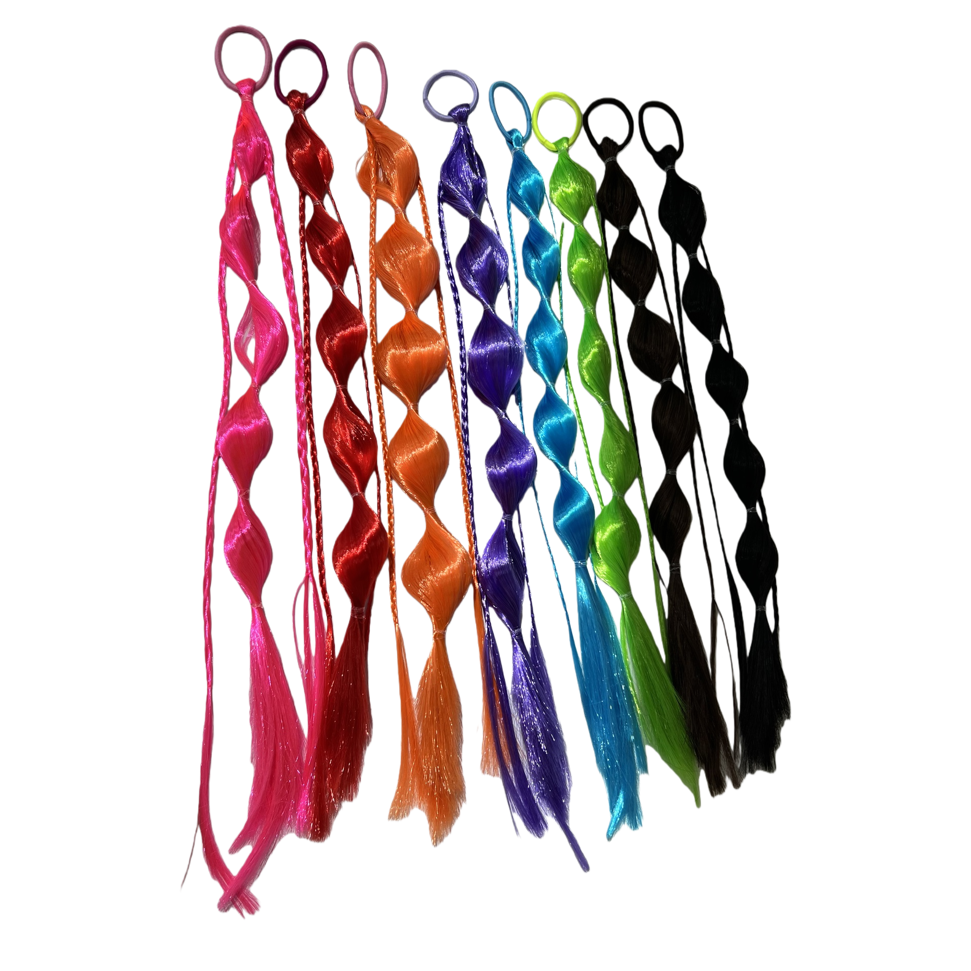 أزياء أزياء الشعيرات الشعرية المزيفة الملونة مناسبة للأطفال والكبار Item Picture