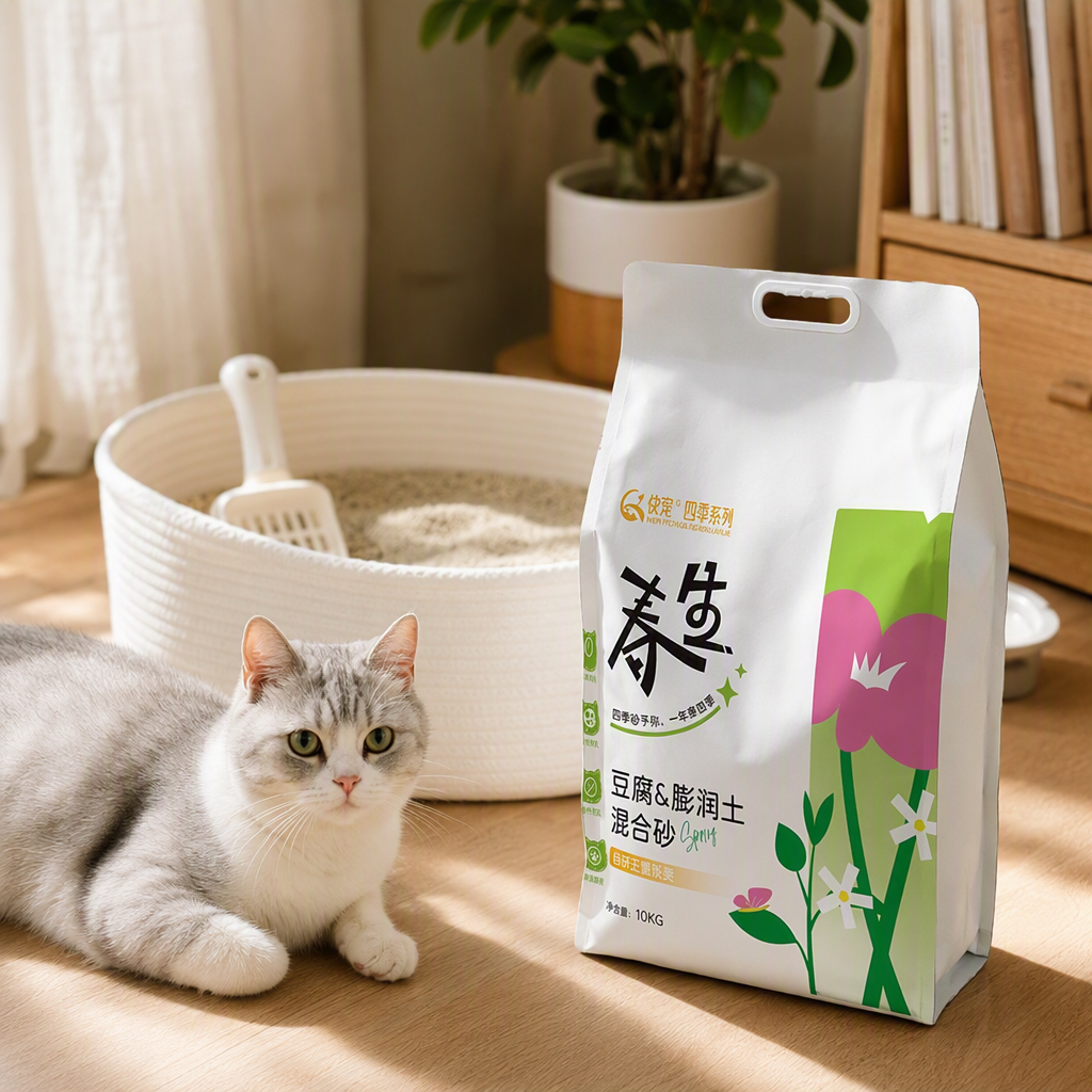Eco-friendly white plastic packaging bags, large-capacity hand-held shopping bags, durable, transparent and non-printed home storage bags details Picture