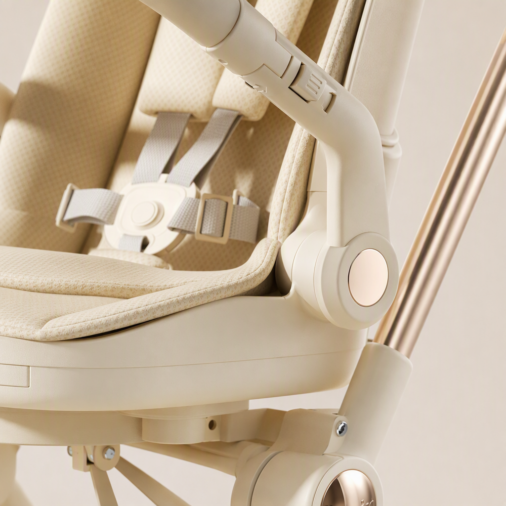 26Q3#B300 عربة أطفال متعددة الأغراض، تطوي عربة طفل طفل بالكرسي والرضع والأطفال الصغار Specification image