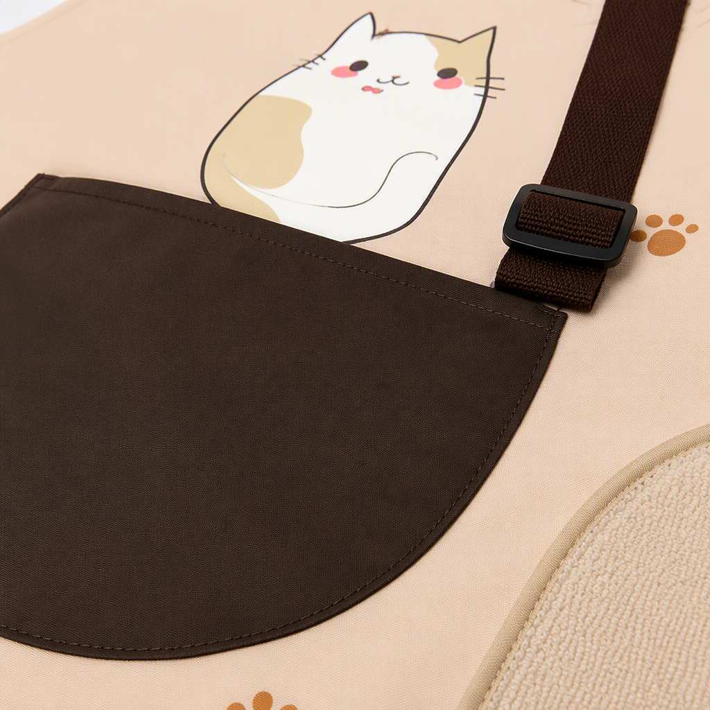 【CL】25Q4#814 Multi-functional waterproof non-woven fabric household sleeve sleeves, aprons, custom disposable leather anti-stain kitchen protective products Specification image