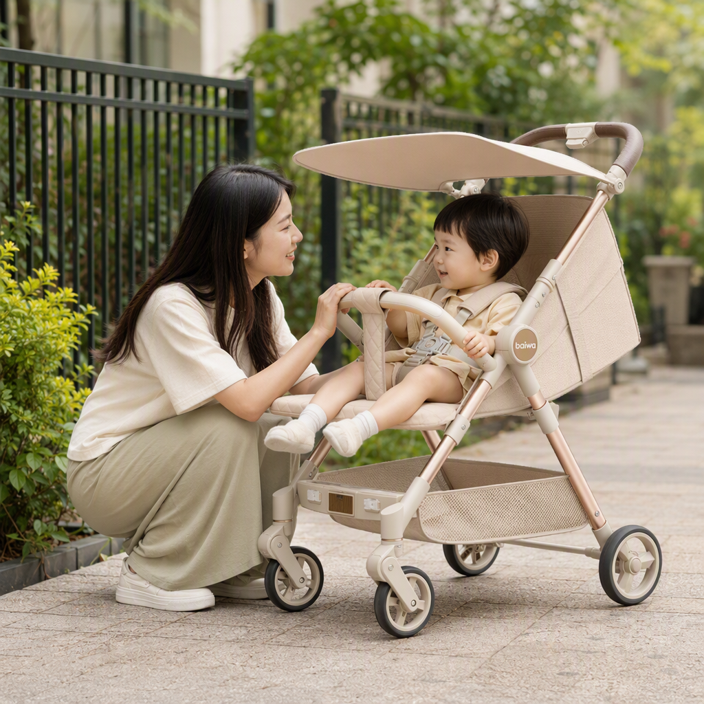 [OSEO] 26Q3#6524 carro de bebé multifuncional portátil plegable para bebé puede acostarse y sentarse asiento del recién nacido carro de bebé para niños
