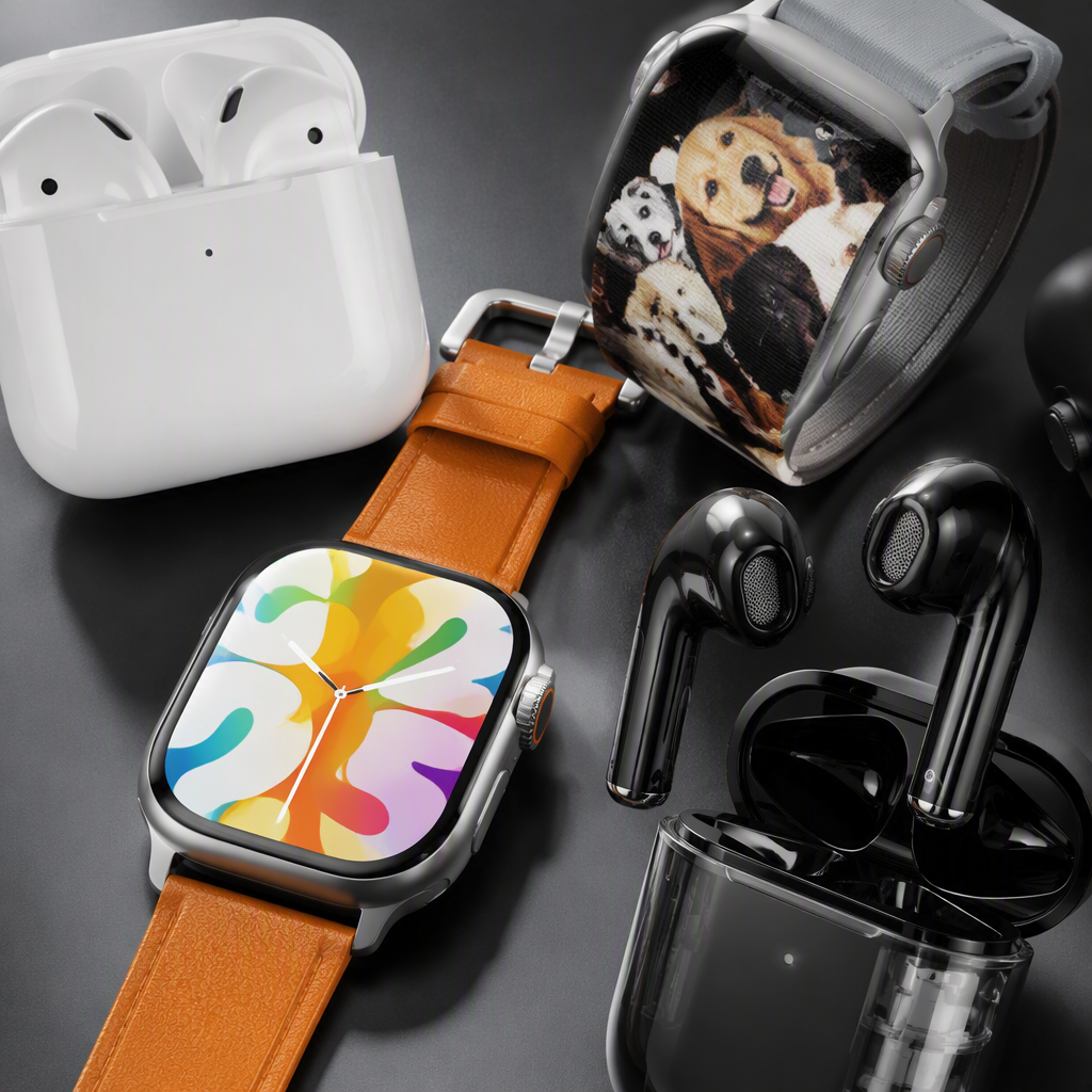 The watch set includes an earphone gift box Application Scenario