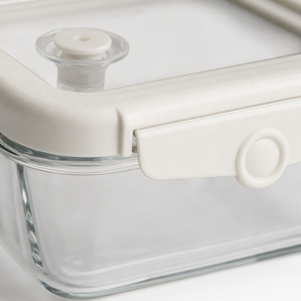 【CL】26Q3#1660 Glass lunch box, food storage container, instant noodle bowl, portable student lunch box, kitchenware Specification image