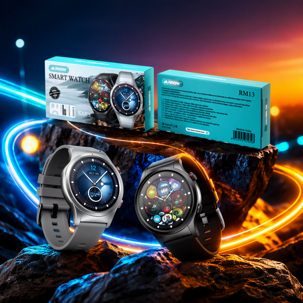 أزياء زرقاء وأبيض مع ساعات ذكية Specification image