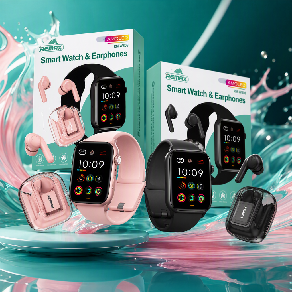 A fashionable and simple watch and earphone set Specification image