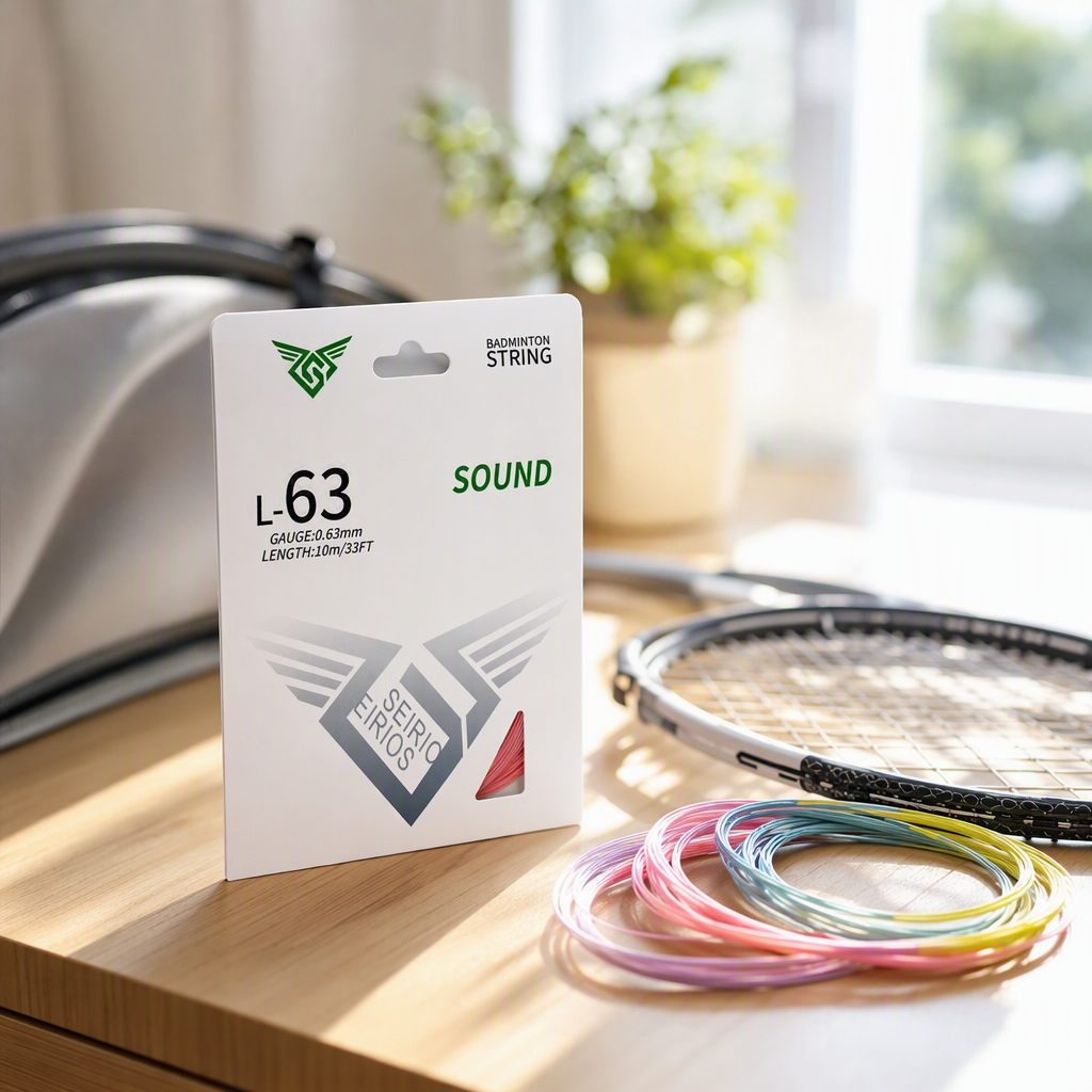 L63专业羽毛球网球拍线高弹耐用运动线材适用多款拍型详情3
