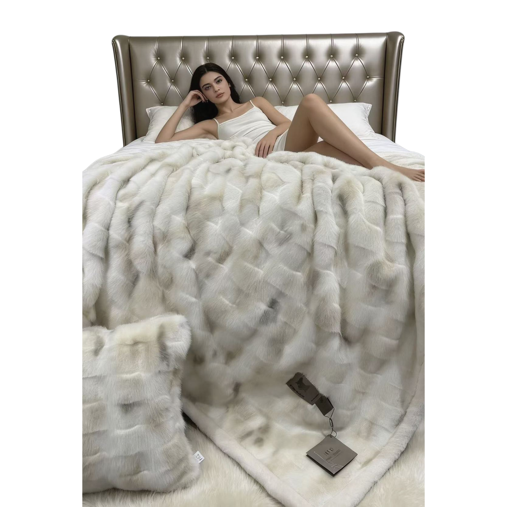 Soft and comfortable flannel blanket, thickened warm bed cover, winter blanket for single or double people, machine washable household blanket