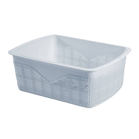 [CL] 26Q3#5008 cestas de almacenamiento de mano de plástico gris claro multifuncional cestas de almacenamiento caseras cajas de almacenamiento de bambú cestas de plástico cestas de almacenamiento Application Scenario