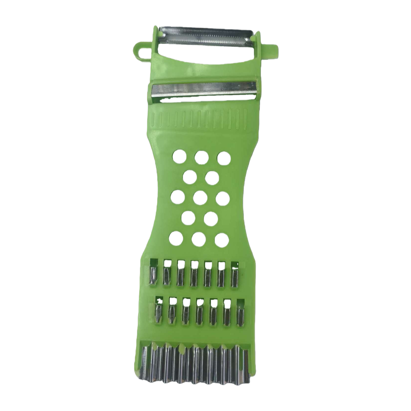 Multifuncional green peeler suministros de cocina frutas y verduras scraper herramientas portátiles peeler de mano Item Picture