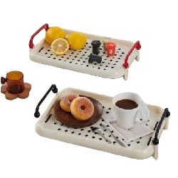 【CL】26Q1#6840-1 Multi-functional bathroom perforated board storage rack, mobile bedside storage rack, organizing rack, household storage rack Application Scenario
