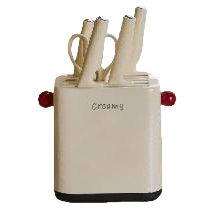 [CL] 26Q1#6863 soporte de cuchillos plato de cocina rack de almacenamiento de cocina multifunción mango de cuchillos soporte de plato simple y práctico Application Scenario
