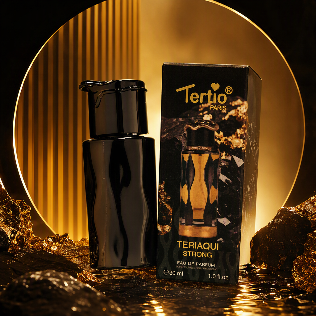 High-end black perfume bottle with black packaging box, simple and fashionable gift box for women and men's fragrance packaging accessories Specification image