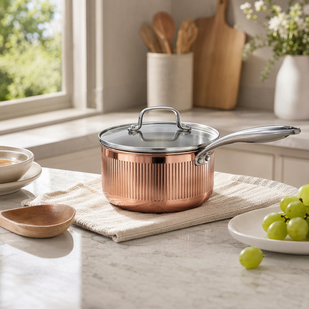 Cacerola de acero inoxidable multifuncional para el hogar guisado olla olla cocina esencial resistente al calor y durable gran capacidad HRS1129-1 Specification image