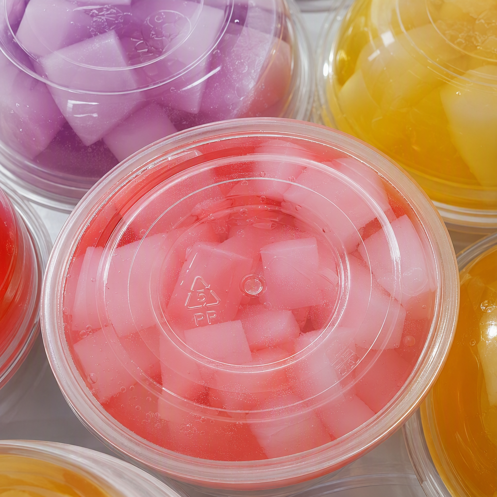 Colorful label scented jelly soap, round packaging, multiple styles, long-lasting fragrance, fresh and moisturizing, suitable for gift-giving Application Scenario