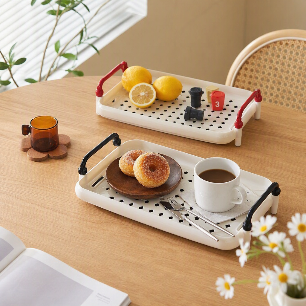 【CL】26Q1#6840-1 Multi-functional bathroom perforated board storage rack, mobile bedside storage rack, organizing rack, household storage rack details Picture