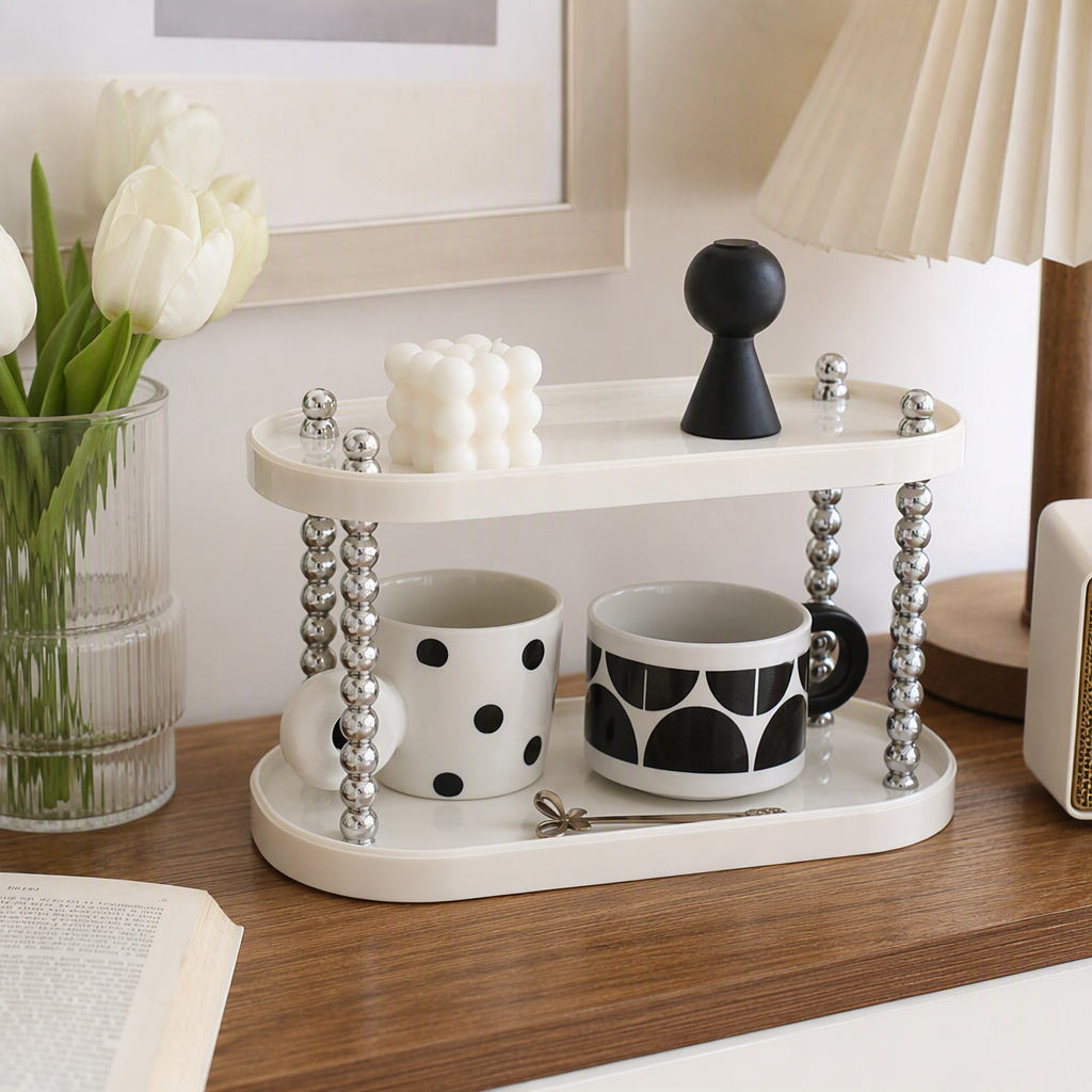 【CL】26Q1#6841-2 Multi-functional bathroom, perforated board storage rack, mobile bedside storage rack, organizing rack, multi-layer storage rack details Picture