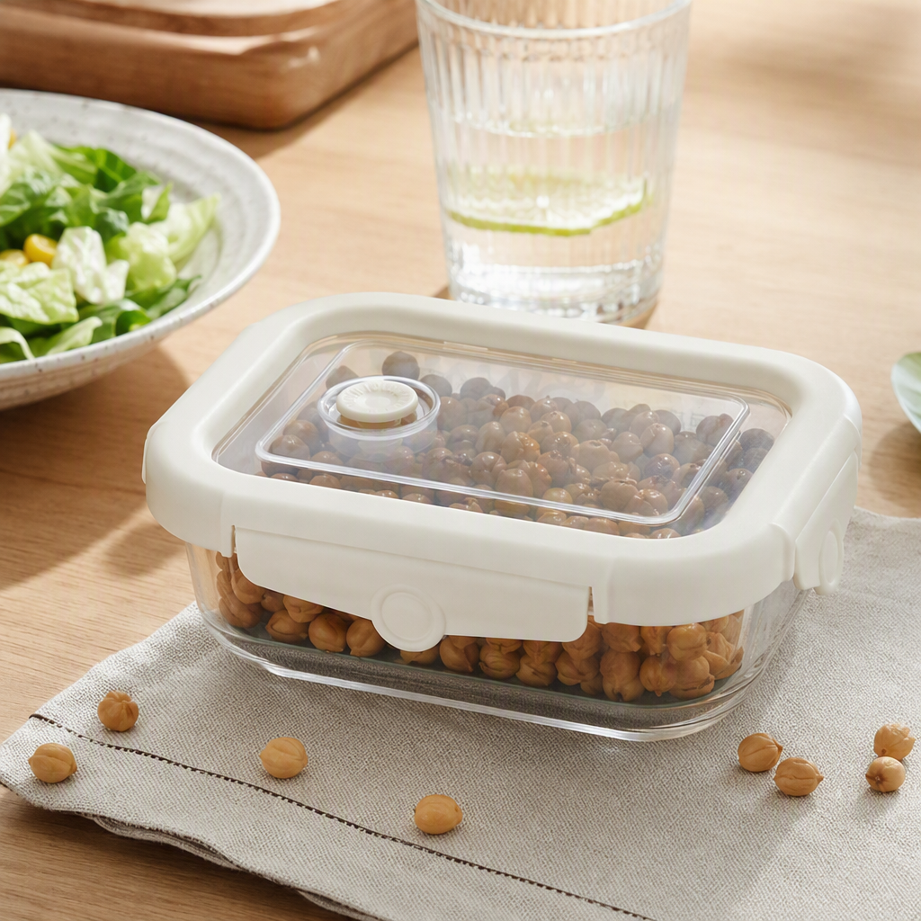 【CL】26Q3#1666 Glass food storage lunch box, portable lunch box, instant noodle bowl, student tableware, Kitchenware details Picture