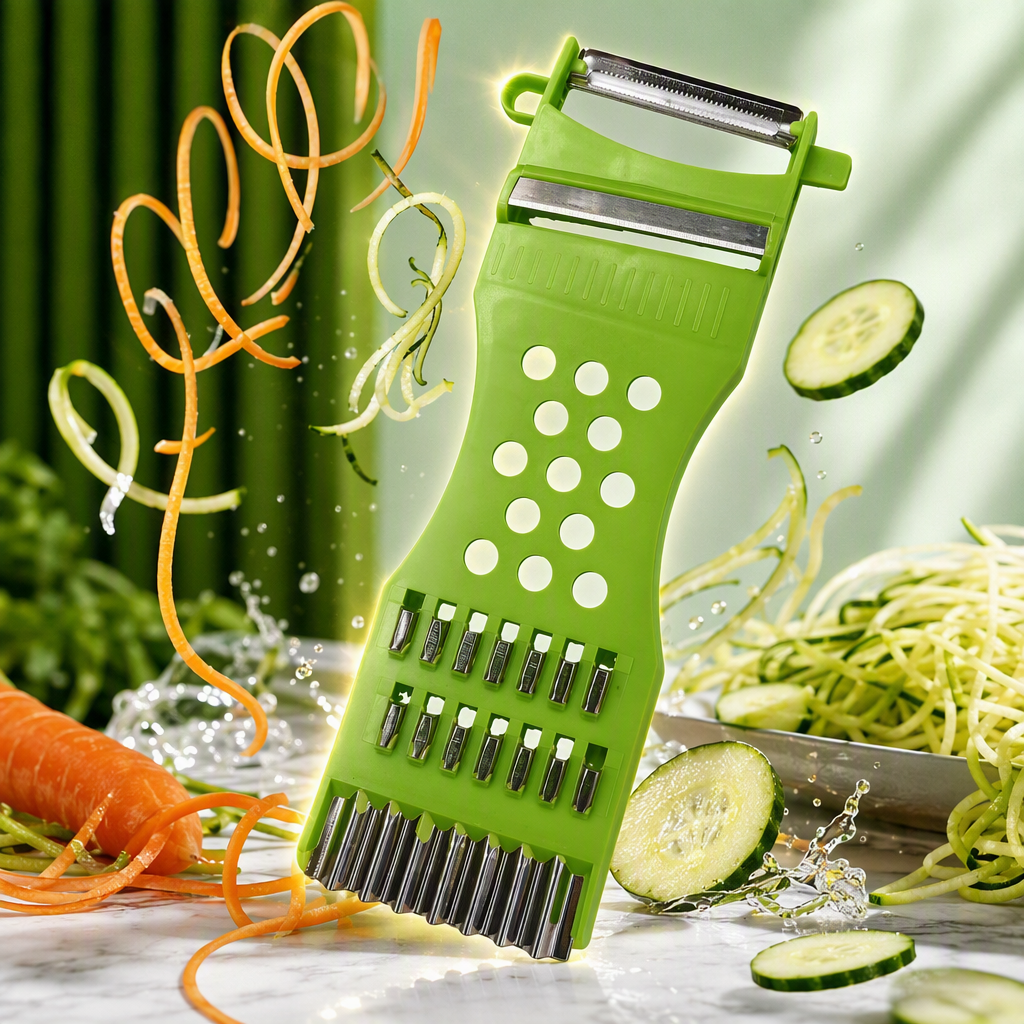 Multifuncional green peeler suministros de cocina frutas y verduras scraper herramientas portátiles peeler de mano Specification image