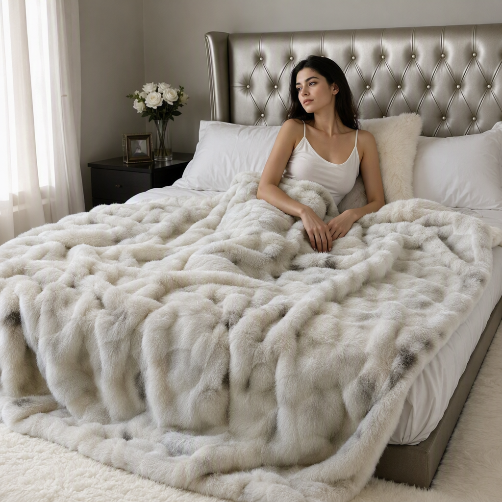 Manta de flanela suave y cómoda cubierta de cama caliente engrosada cubierta de invierno manta individual doble lavable a máquina para el hogar Item Picture