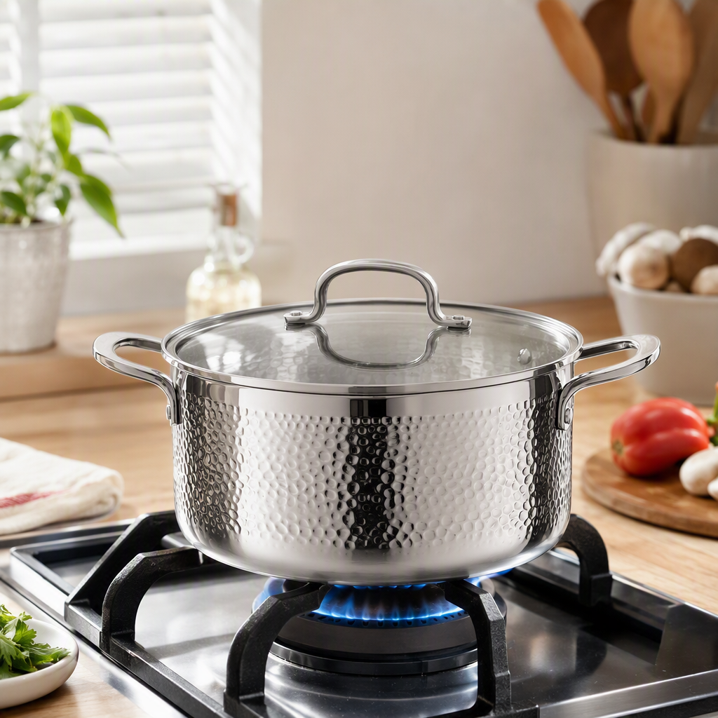 Multifuncional antiadherente olla de hierro hogar cocina wok durable engrosado wok set stewing freidora HRS1105-4 Item Picture