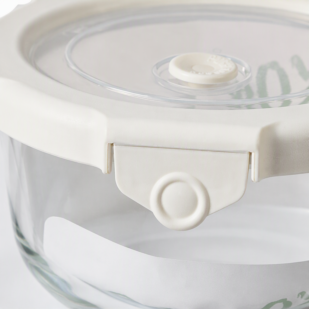 【CL】26Q3#1672 Glass fresh-keeping lunch box, instant noodle bowl, portable tableware, student lunch box, durable multi-functional lunch box Specification image