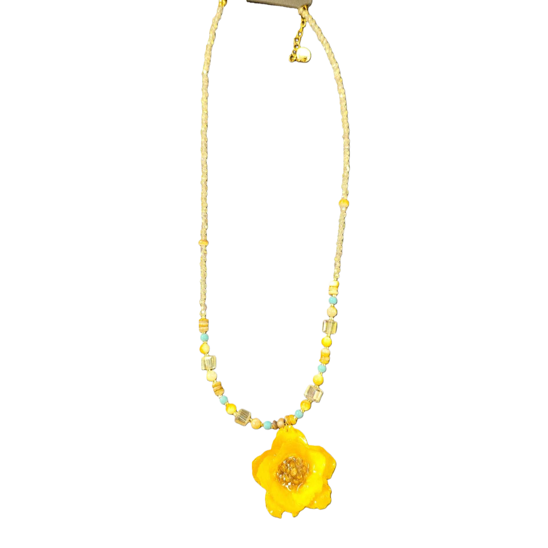 Elegante flor dorada colgante collar moda versátil y simple lady accesorios regalos regalos Item Picture