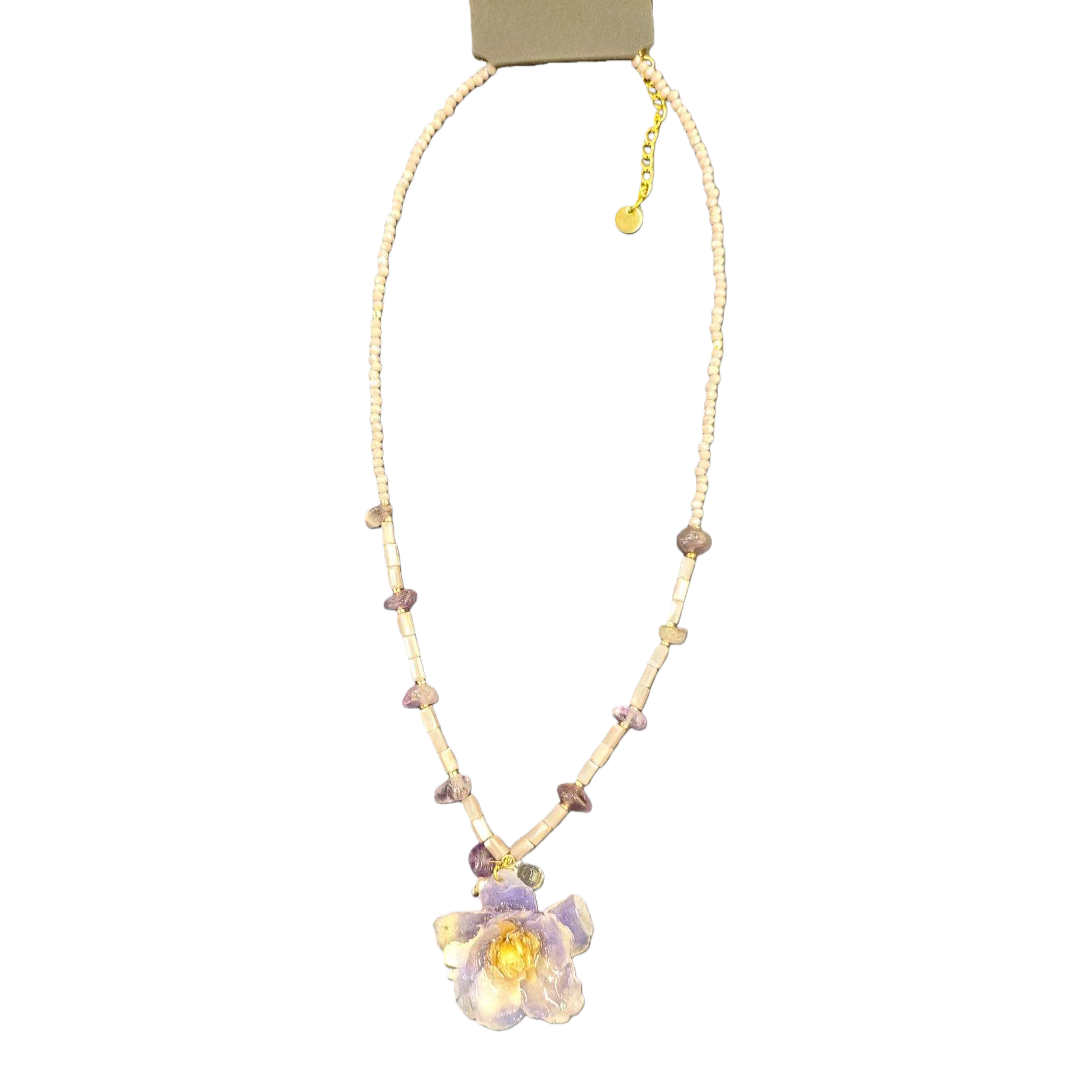 Elegante flor púrpura colgante collar moda versátil lady accesorios regalo para novia Item Picture