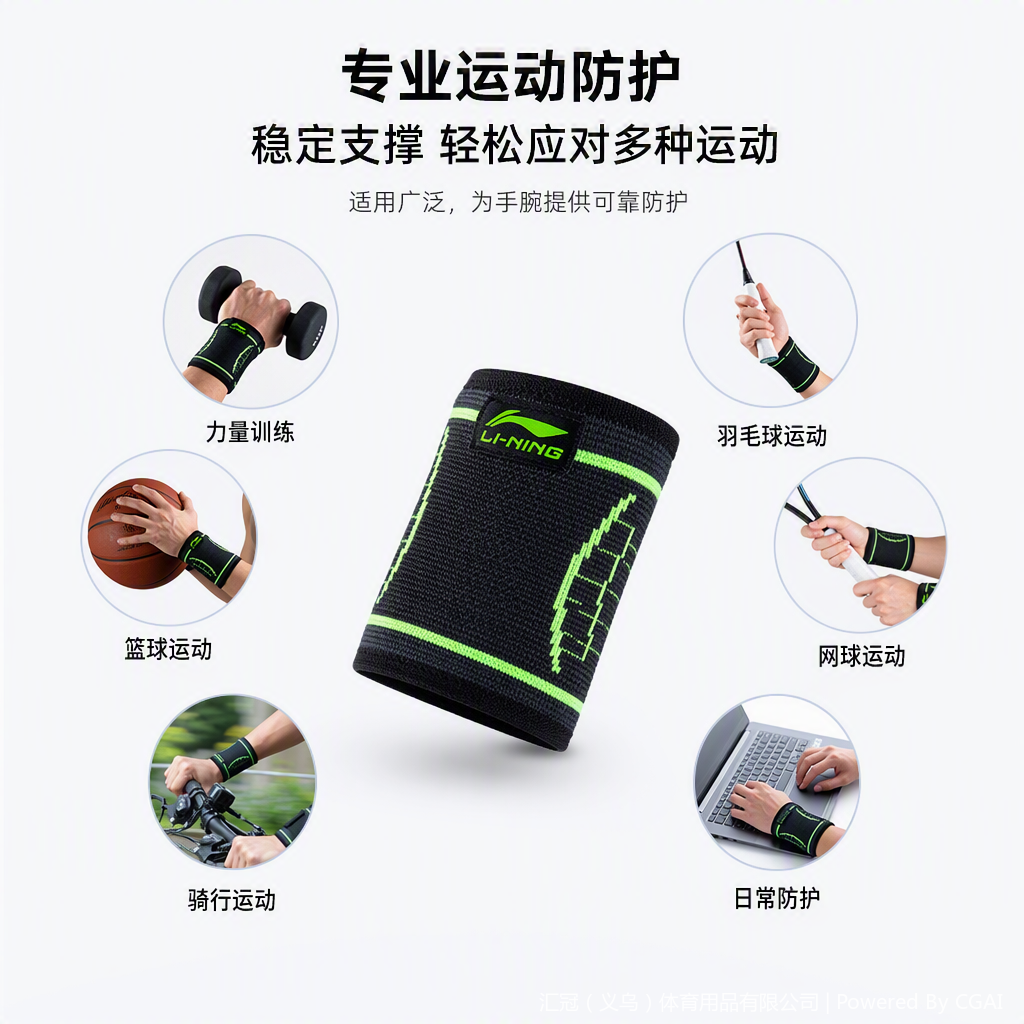 LQAL836专业运动护腕透气手腕保护带详情2