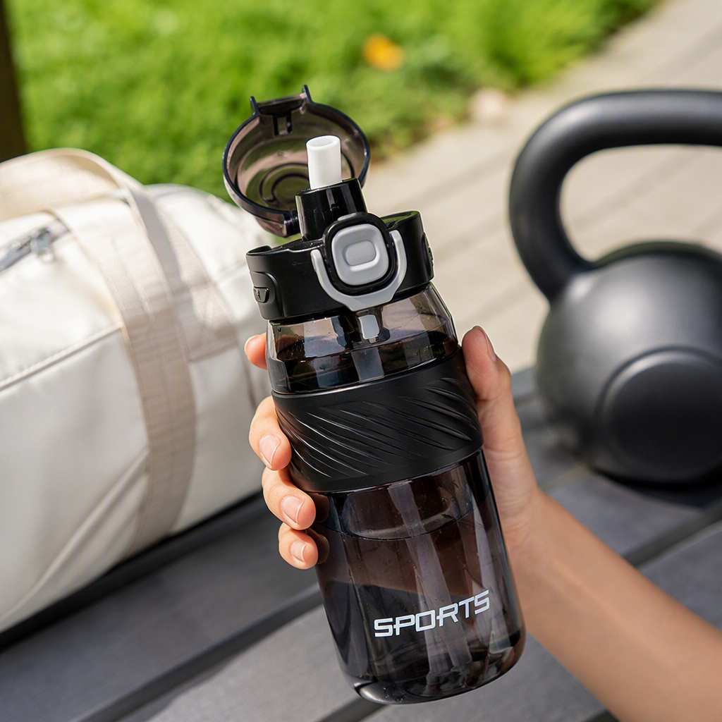 【OSEO】26Q3#XBD-6231 Multi-functional Spray Sports Water Bottle, Summer large-capacity Creative water Cup, sports water cup