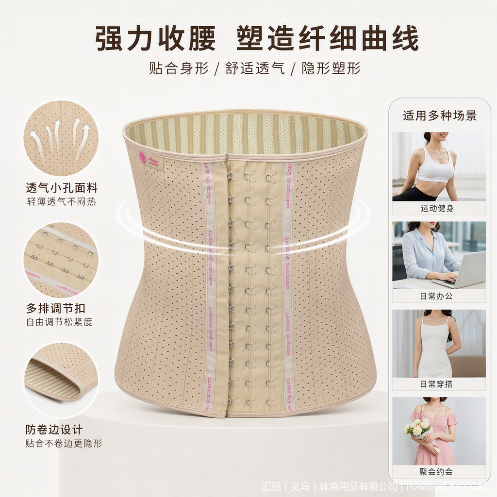 LDEP197-2塑身收腹收腰带塑形束腹腰部塑身带详情2