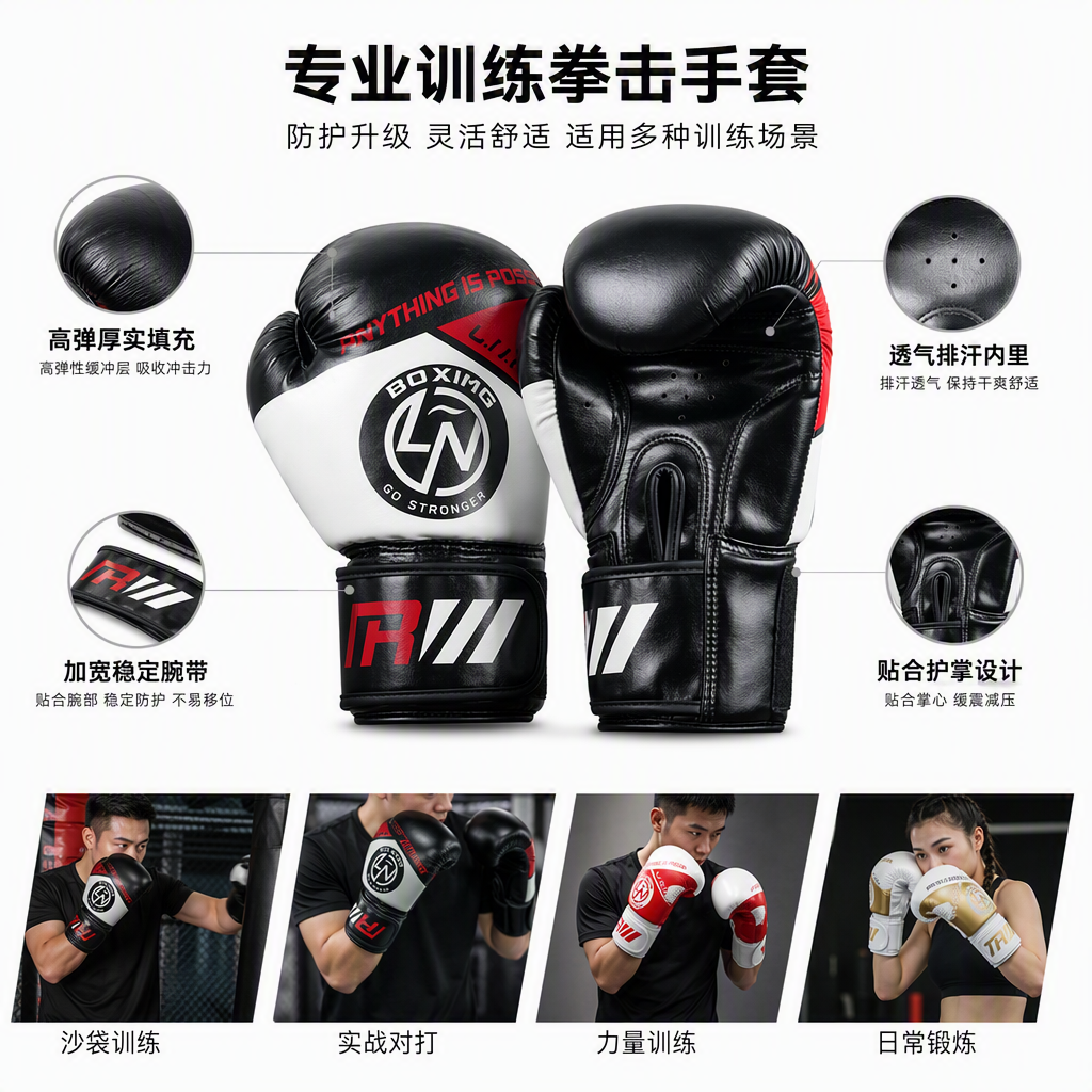 LXWL716李宁拳击手套详情1